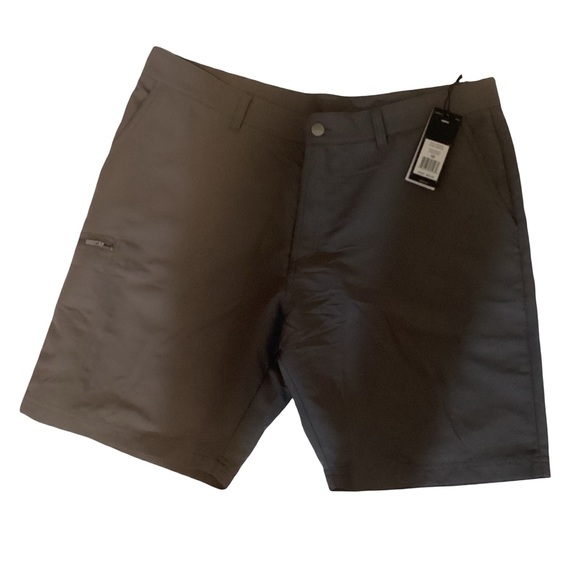 Adidas Men’s Golf Shorts Size 38 Gray Flat Front Performance Shorts – New - Picture 5 of 5